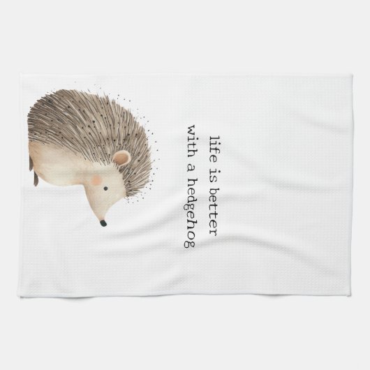 Linge De Cuisine De mignons hérissons (Horizontal)