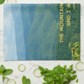 Linge De Cuisine De Mtns /Mtns appelle fumeux vert luxuriant ! (Plié)