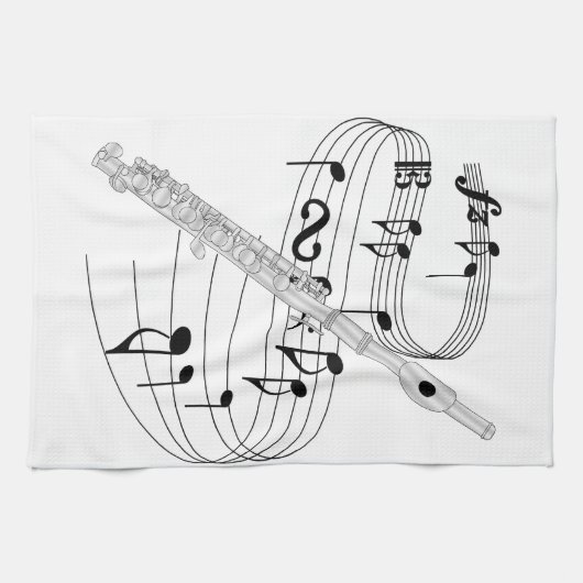 Linge De Cuisine De petite flûte (Horizontal)