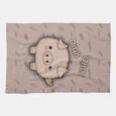 Linge De Cuisine De porc arrière - plan rose mignon de rose (Horizontal)