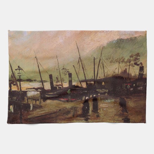 Linge De Cuisine De Ruijterkade à Amsterdam par Vincent van Gogh (Horizontal)