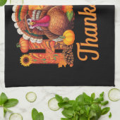 Linge De Cuisine Déchets de bon thanksgiving Automne (Plié)