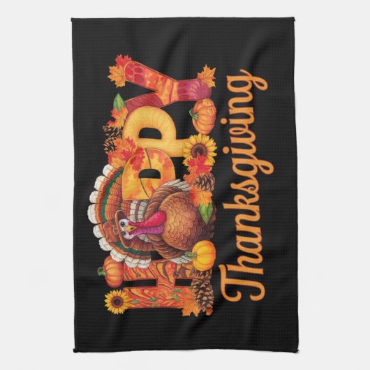 Linge De Cuisine Déchets de bon thanksgiving Automne (Vertical)