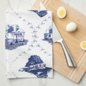 Linge De Cuisine Déchets Toile [serviette de remorque de cuisine] (Quart Plié)