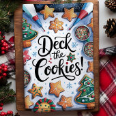 Linge De Cuisine Deck The Cookies Noël
