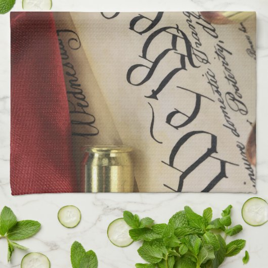 Linge De Cuisine Déclaration d'indépendance (Plié)