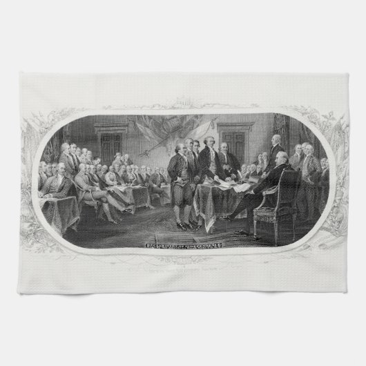 Linge De Cuisine Déclaration d'indépendance : Projet de loi de 2 $, (Horizontal)