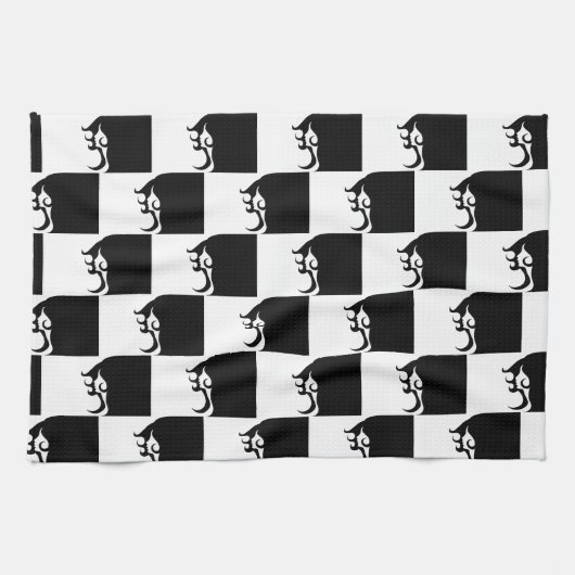 Linge De Cuisine Deco mod woman (Horizontal)