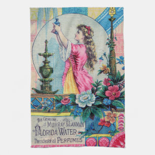 Linge De Cuisine Deco vintage de victorian d'annonce de parfum de