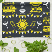 Linge De Cuisine Décor camping Caravan (Plié)