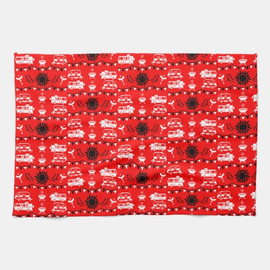 Linge De Cuisine Décor camping Caravan (Horizontal)