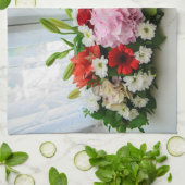 Linge De Cuisine Décor floral (Plié)