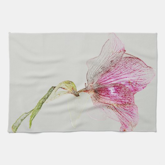 Linge De Cuisine Décor floral (Horizontal)