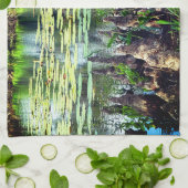 Linge De Cuisine Décor Lily Pads (Plié)