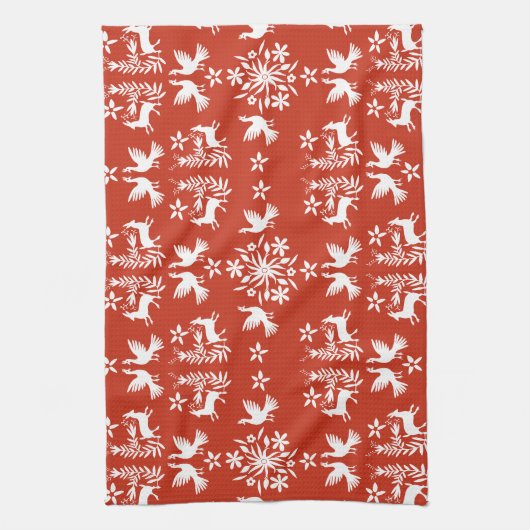 Linge De Cuisine Décor mexicain Otomi (Vertical)
