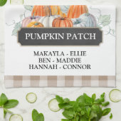 Linge De Cuisine Décor personnalisé Patch Citrouille de grand-mère (Plié)