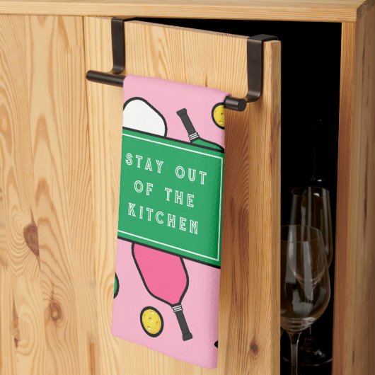 Linge De Cuisine Décor Pickleball (Pliage en tiers)