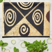 Linge De Cuisine Décor Primitif Africain (Plié)