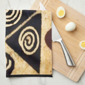 Linge De Cuisine Décor Primitif Africain (Quart Plié)