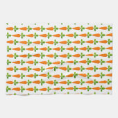 Linge De Cuisine Décor saisonnier Motif de la carotte de Pâques (Horizontal)