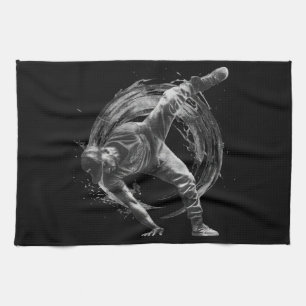Linge De Cuisine Décor Style urbain Monochrome Motion Art