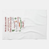 Linge De Cuisine Découper Sucre Cookie Recette Noël (Horizontal)