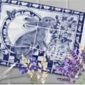 Linge De Cuisine Dedham Bleu Blanc Cute Lapin Lapin Lapin Russe