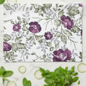 Linge De Cuisine Deep Purple floral (Plié)