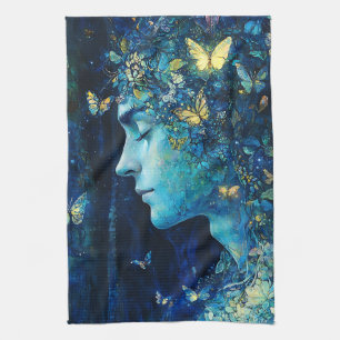 Linge De Cuisine Déesse de la forêt enchantée avec papillons (7)
