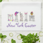 Linge De Cuisine Défilé de Pâques de New York City (Plié)