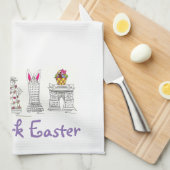 Linge De Cuisine Défilé de Pâques de New York City (Quart Plié)