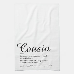 Linge De Cuisine Définition de cousin noir et blanc moderne cool