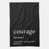 Linge De Cuisine Définition du dictionnaire pour le COURAGE (Vertical)