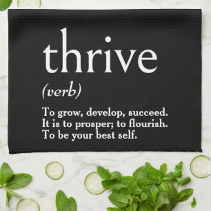 Linge De Cuisine Définition du dictionnaire pour THRIVE
