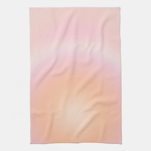 Linge De Cuisine Dégradé Fuzz Peach (Vertical)