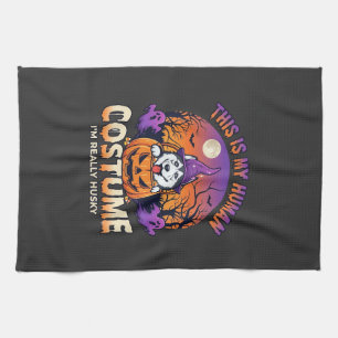 Linge De Cuisine Déguisement Humain Husky Citrouille Halloween Fant