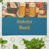 Linge De Cuisine Dégustation de bière pendant l'Oktoberfest à Munic (Plié)