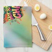 Linge De Cuisine Délice Dragon Cheesy (Quart Plié)