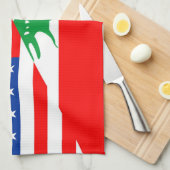 Linge De Cuisine demi de countr des Etats-Unis de drapeau des (Quart Plié)