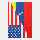 Linge De Cuisine demi de drapeau Etats-Unis des Etats-Unis Amérique (Vertical)