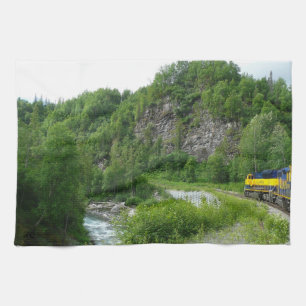 Linge De Cuisine Denali Express Alaska Train Vacation Photographie