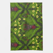 Linge De Cuisine Dendroctones et fougères, feuilles verts (Vertical)