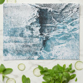 Linge De Cuisine denim crasseux (Plié)