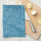 Linge De Cuisine Denim textile texture simple jeans | (Quart Plié)