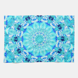 Linge De Cuisine Dentelle d'Aqua, mandala sensible et abstrait