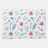 Linge De Cuisine Dents et outils Motif dentaire (Horizontal)