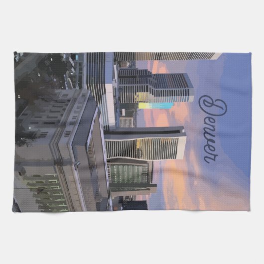 Linge De Cuisine Denver Skyline (Horizontal)