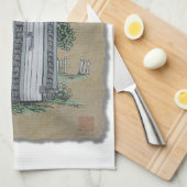 Linge De Cuisine Dépendance vintage (Quart Plié)