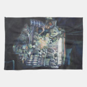 Linge De Cuisine Déplacé l'objectif.Singapour (Horizontal)