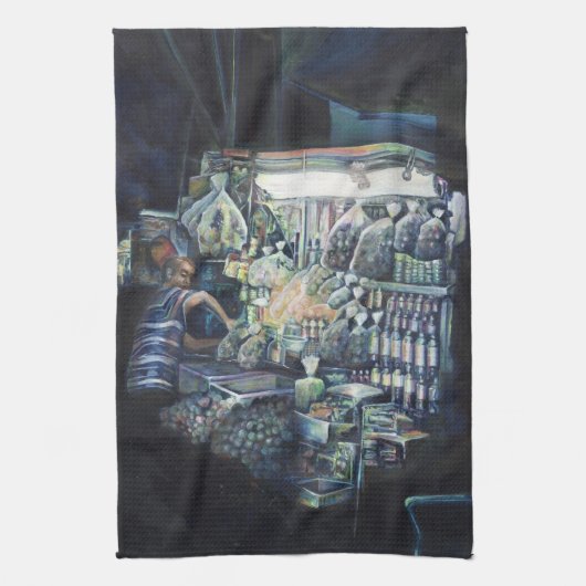 Linge De Cuisine Déplacé l'objectif.Singapour (Vertical)